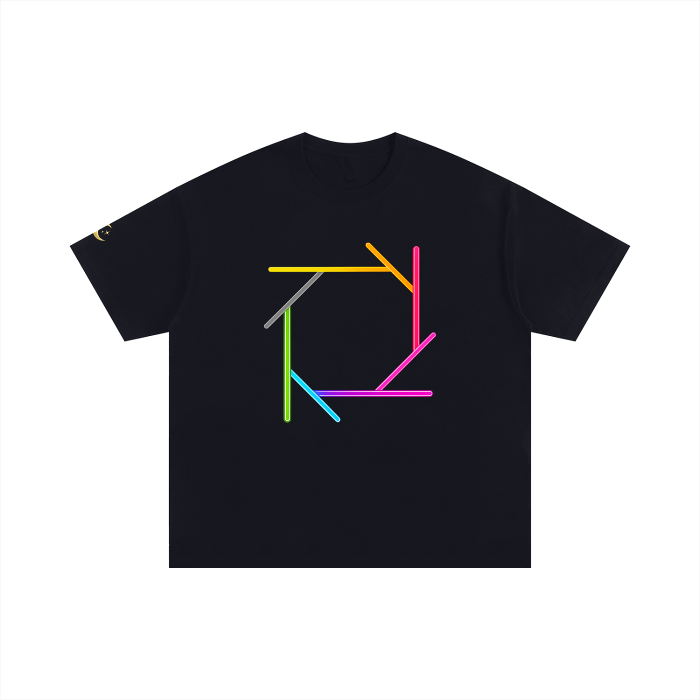 neon,light,pattern,geometrical,geometric,bright,fluoro,shapes,shirt,tshirt