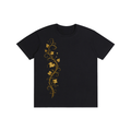 vines,star,stars,gold,goldvine,flowers,tshirt,simple,elegant,leaf,vine,plant,metallic